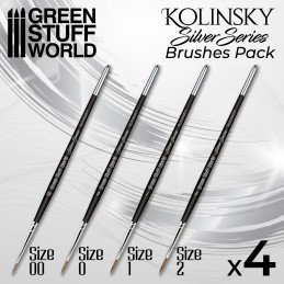 SILVER SERIES Paint brush set | Kolinsky Brushes