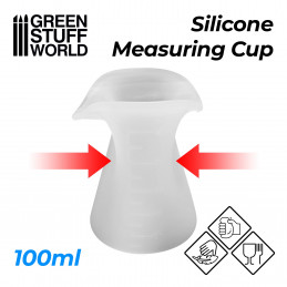 5x Disposable Measuring Cups 100ml