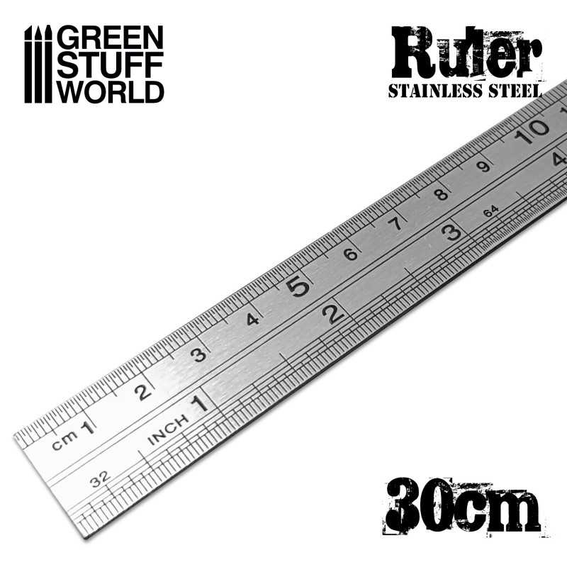 Stainless steel ruler 30 cm