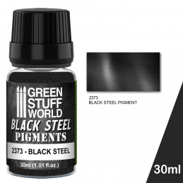 Pigment BLACK STEEL | Earthy pigments