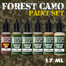 Set Peinture - Camouflage Forêt
