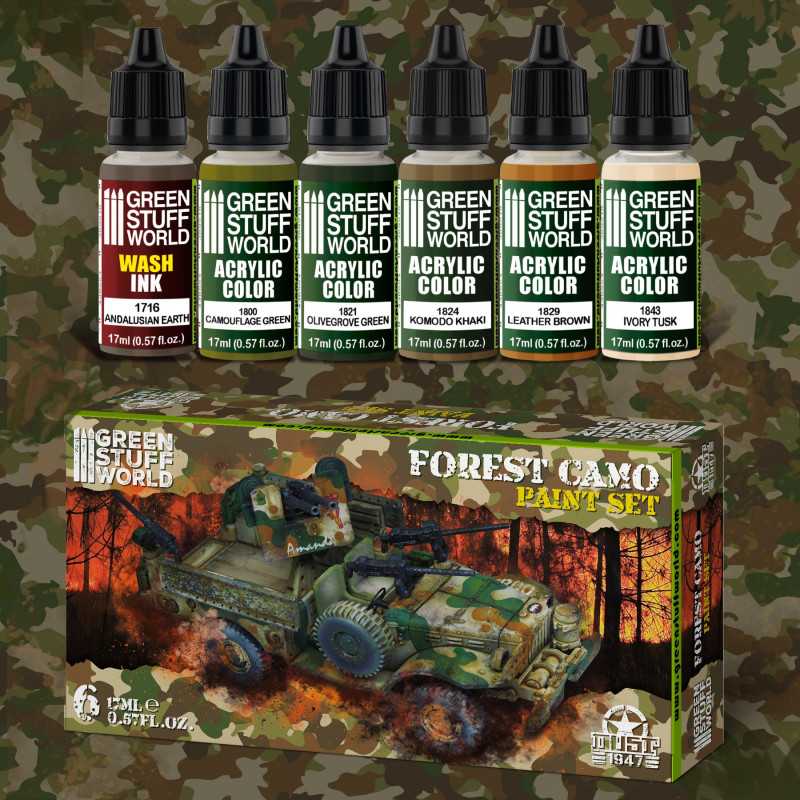 Paint Set - Forest Camo Paint Set - Forest Camo