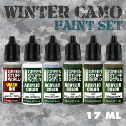 Farbset - Winter Camo | Acrylfarben set