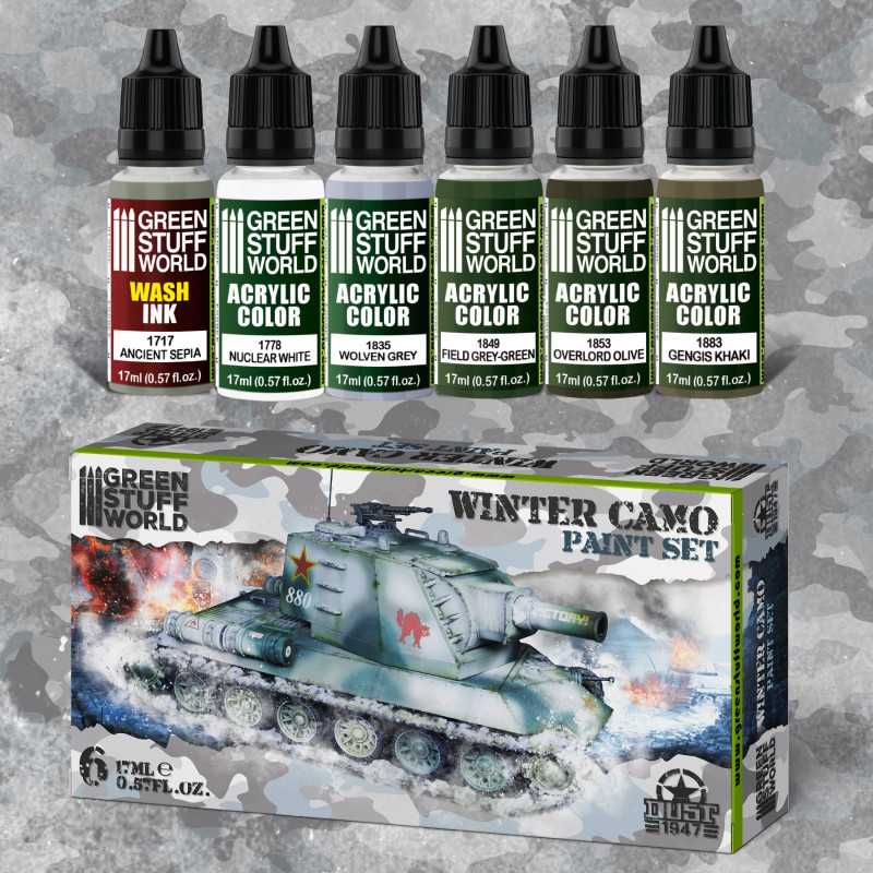 Set Pintura - Camuflaje Invierno Sets de Pintura Set Pintura - Camuflaje Invierno Sets de Pintura