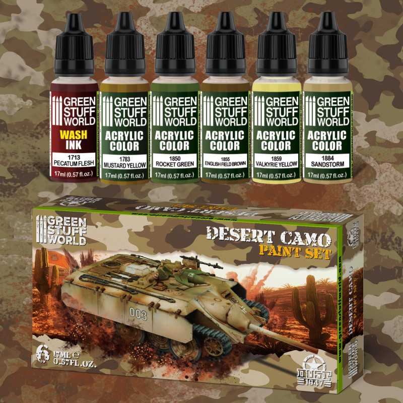 Paint Set - Desert Camo | Model Paint Sets