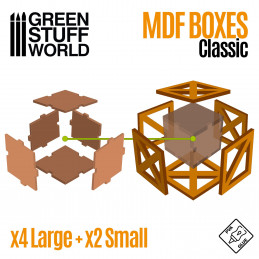 Classic Wood Crates | MDF wood