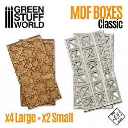 Classic Wood Crates | MDF wood