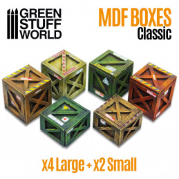 Classic Wood Crates | MDF wood