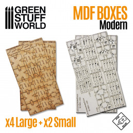 Sci-Fi Crates | MDF wood