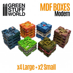 Sci-Fi Crates | MDF wood