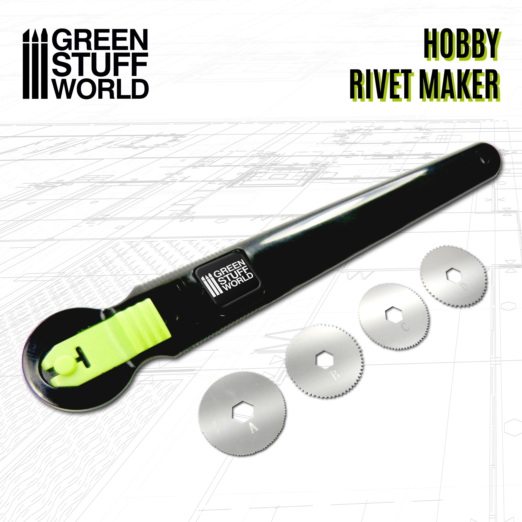 Hobby Rivet Maker with 6 Types of Blades 