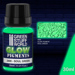Pigment Phosphorescent - VERT de l'ÂME | Pigments Phosphorescents