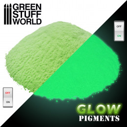 Pigment Phosphorescent - VERT de l'ÂME | Pigments Phosphorescents
