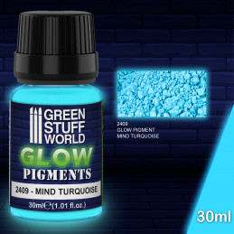 Pigment Phosphorescent - TURQUOISE de l'ESPRIT | Pigments Phosphorescents