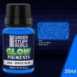 Pigment Phosphorescent - BLEU de l'ESPACE | Pigments Phosphorescents