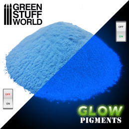 Glow in the Dark - RAUM BLAU | Leuchtpigmente