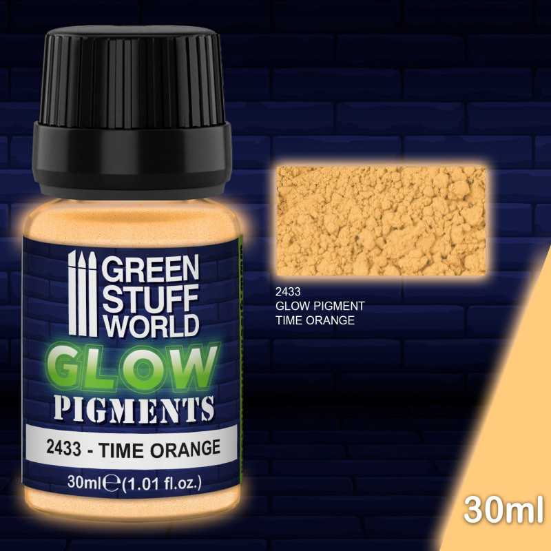 Pigment Phosphorescent - ORANGE du TEMPS | Pigments Phosphorescents