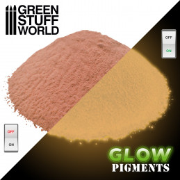 Glow in the Dark - ZEIT ORANGE | Leuchtpigmente