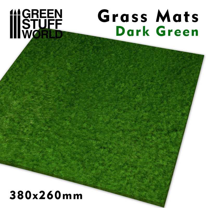 Grassmatten - Dunkelgrün | Grasmatten modellbau