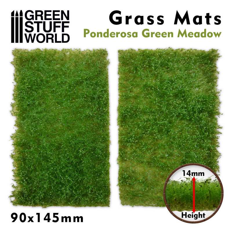 Découpe de Tapis d'Herbe - Prairie Verte Ponderosa | Découpe de Tapis d'Herbe