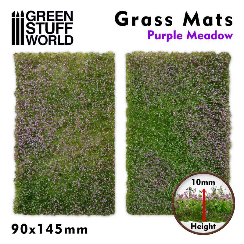 Grasmattenausschnitte - Lila Wiese | Grasmatten modellbau Grasmattenausschnitte - Lila Wiese | Grasmatten modellbau