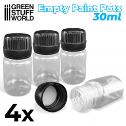Spare 30ml Pots for Mixes | Empty Paint Pots