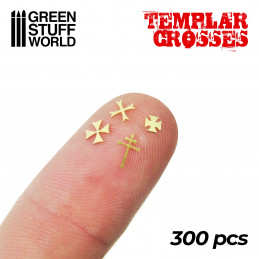 Simbolos Cruz Templario Micro Runas Fotograbadas