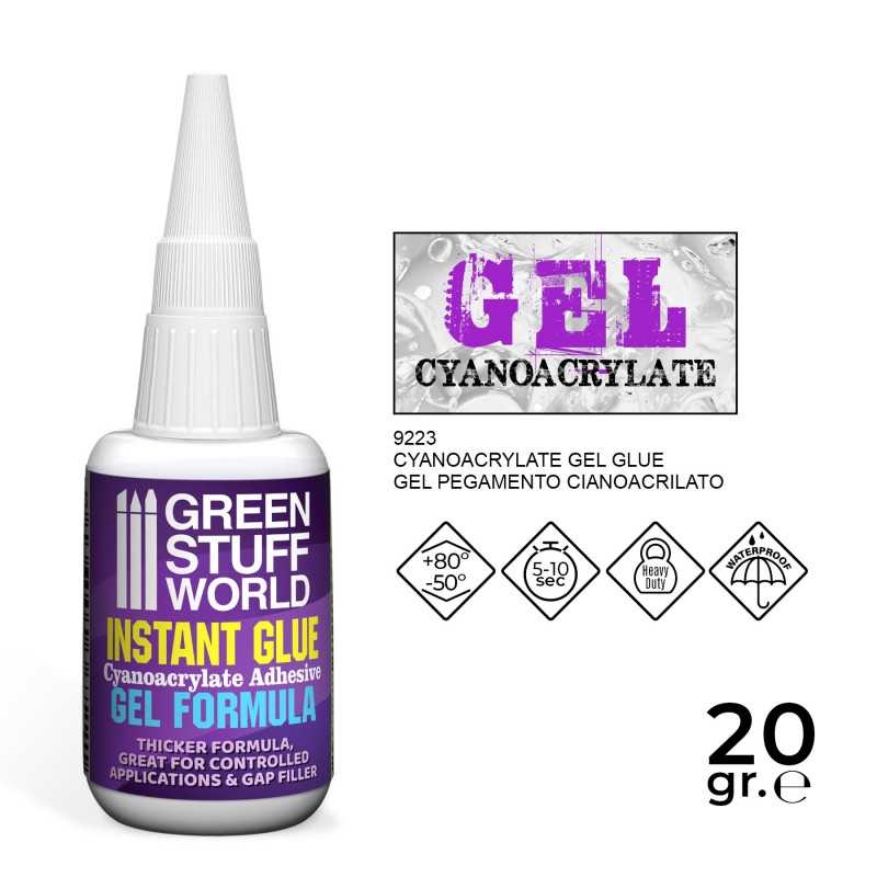 Colle Cyanoacrylate Gel 20gr. | Colle Glue Gel 20gr.
