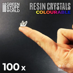Cristales de Resina TRANSPARENTES - Pequeños Bits de Resina Transparente