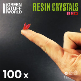 Cristalli in Resina ROSSO - Piccoli | Bits in Resina Trasparente