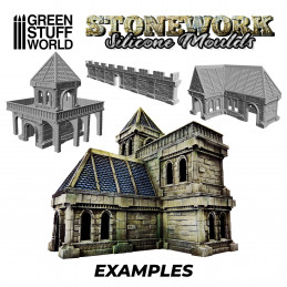 Moldes de Silicona - Stonework Moldes Escenografia