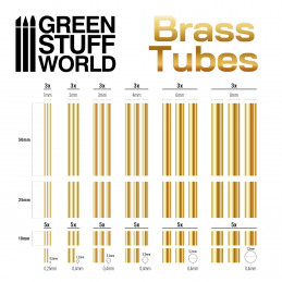 Assortiment de tubes en laiton | Laiton