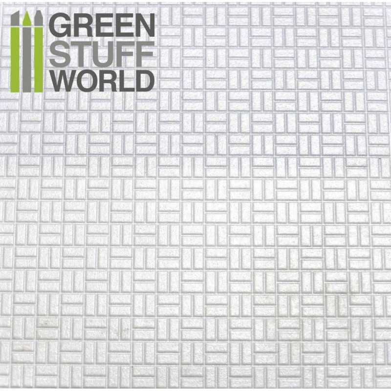 ABS Plasticard - OFFSET RECTANGLE Textured Sheet - A4 ABS Plasticard - OFFSET RECTANGLE Textured Sheet - A4