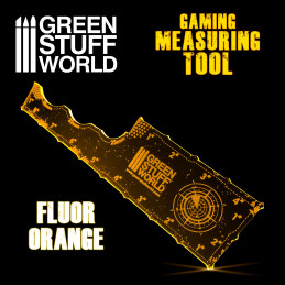 Misuratore Gaming - Fluor Arancione 8 pollici | Segnalini e Righelli