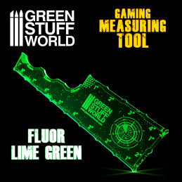 Misuratore Gaming - Verde Lime Fluor 8 pollici | Segnalini e Righelli