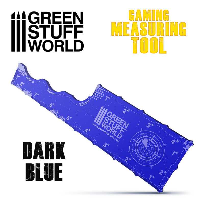 Medidor Gaming - Azul Oscuro 8 pulgadas Marcadores y Reglas