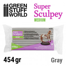 Oven Bake clay Super Sculpey Firm 454 gr Gray - Perles & Co