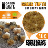 Touffes d'herbe - 12mm - Auto-Adhésif - BRUN SEC