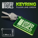 Schlüsselbund - quadratisch grün