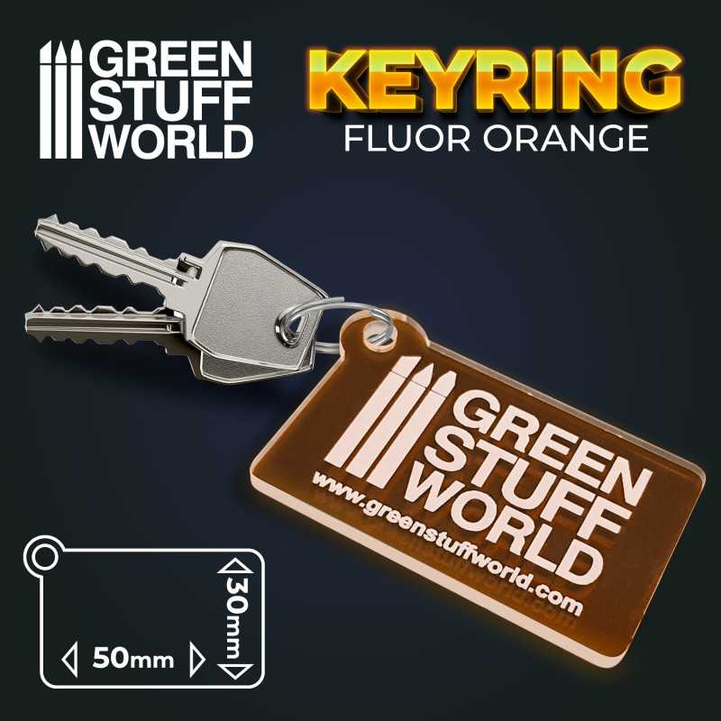 GSW logo Keyring - Orange | Hobby Accessories