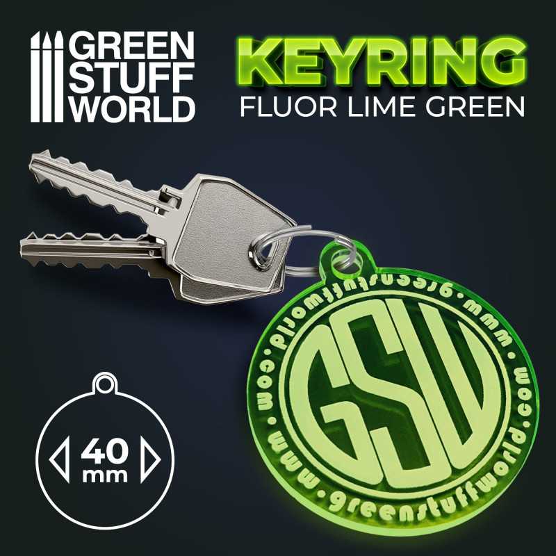 Runder Schlüsselbund - grün | Hobby Zubehör