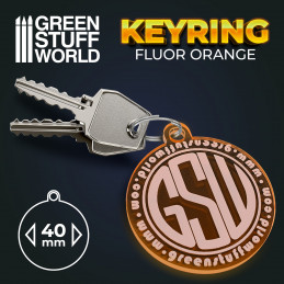 Round GSW logo Keyring - Green