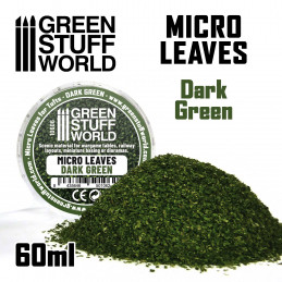 Micro Leaves - Dark Green Mix | Miniature leaves
