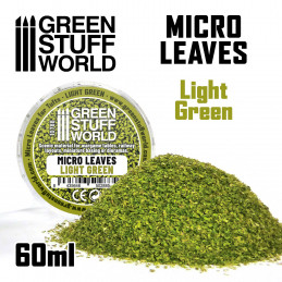 MICRO FOGLIE - Mix verde chiaro | Foglie Modellismo