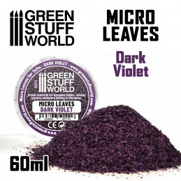 MICRO FOGLIE - Mix viola scuro | Foglie Modellismo