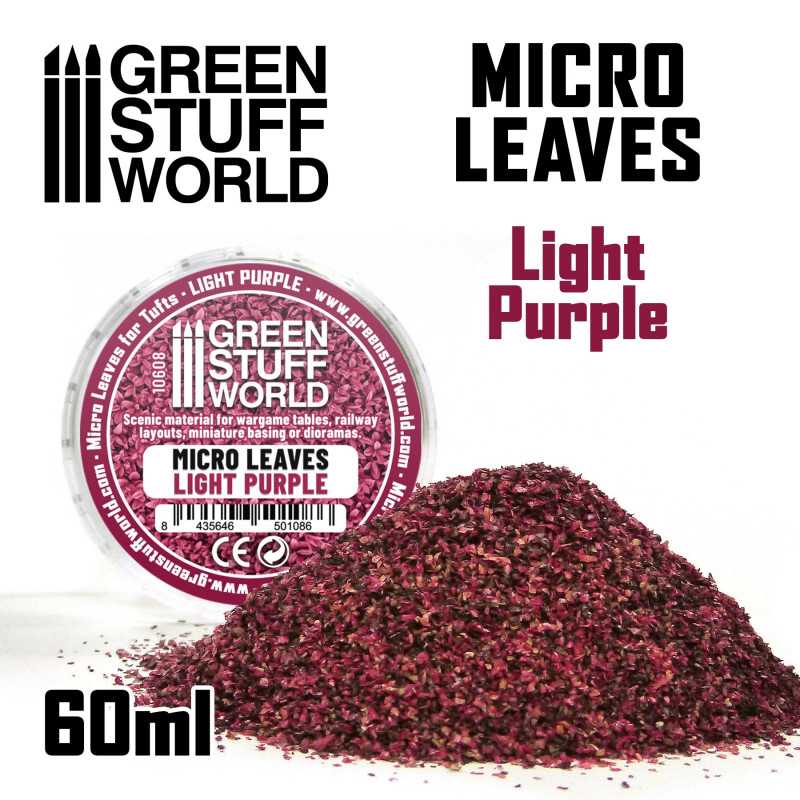 Micro Leaves - Light Purple Mix | Miniature leaves