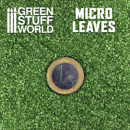 Micro Leaves - Medium green Mix | Miniature leaves