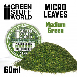 MICRO FOGLIE - Mix verde medio | Foglie Modellismo