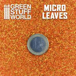 Micro Leaves - Orange mix | Miniature leaves