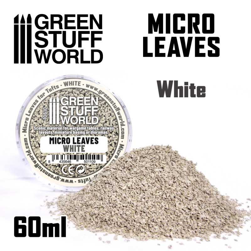 MICRO FOGLIE - Mix bianco | Foglie Modellismo